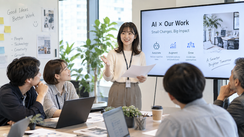 AIで「簡単な仕事から覚える」が変わる。若手のキャリアはどうなる？の写真