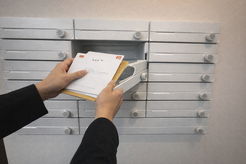 登記用・ビジネス用住所と郵便対応に特化したバーチャルオフィスプランの写真